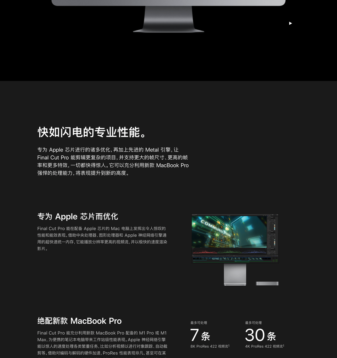 Final Cut Pro 10.6 Mac OS平台上最好的视频剪辑软件英/中文版 [加入自动跟踪功能]