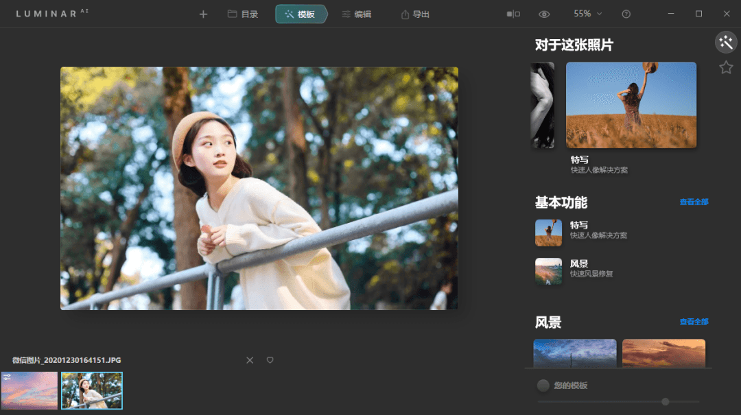 Skylum Luminar AI v1.5.0 智能图像处理软件