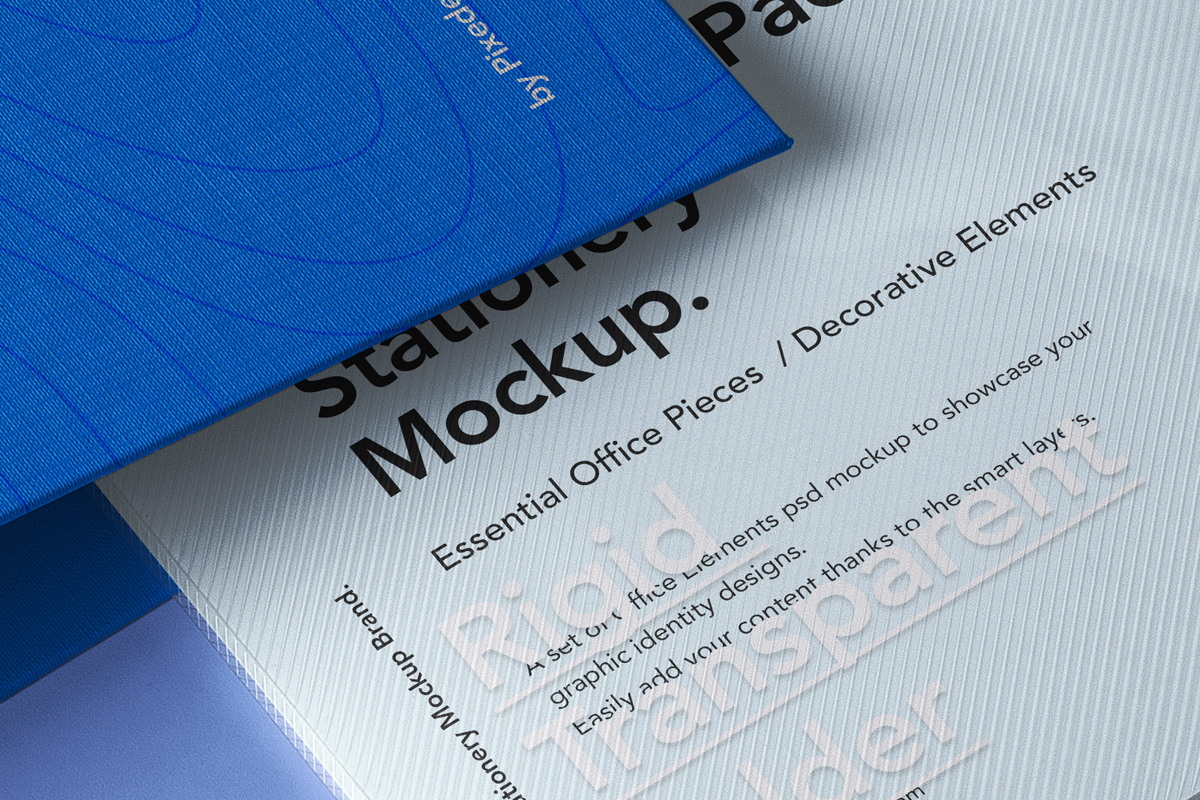 标志LOGO设计办公用品智能贴图样机模板 Office Pack Psd Stationery Mockup