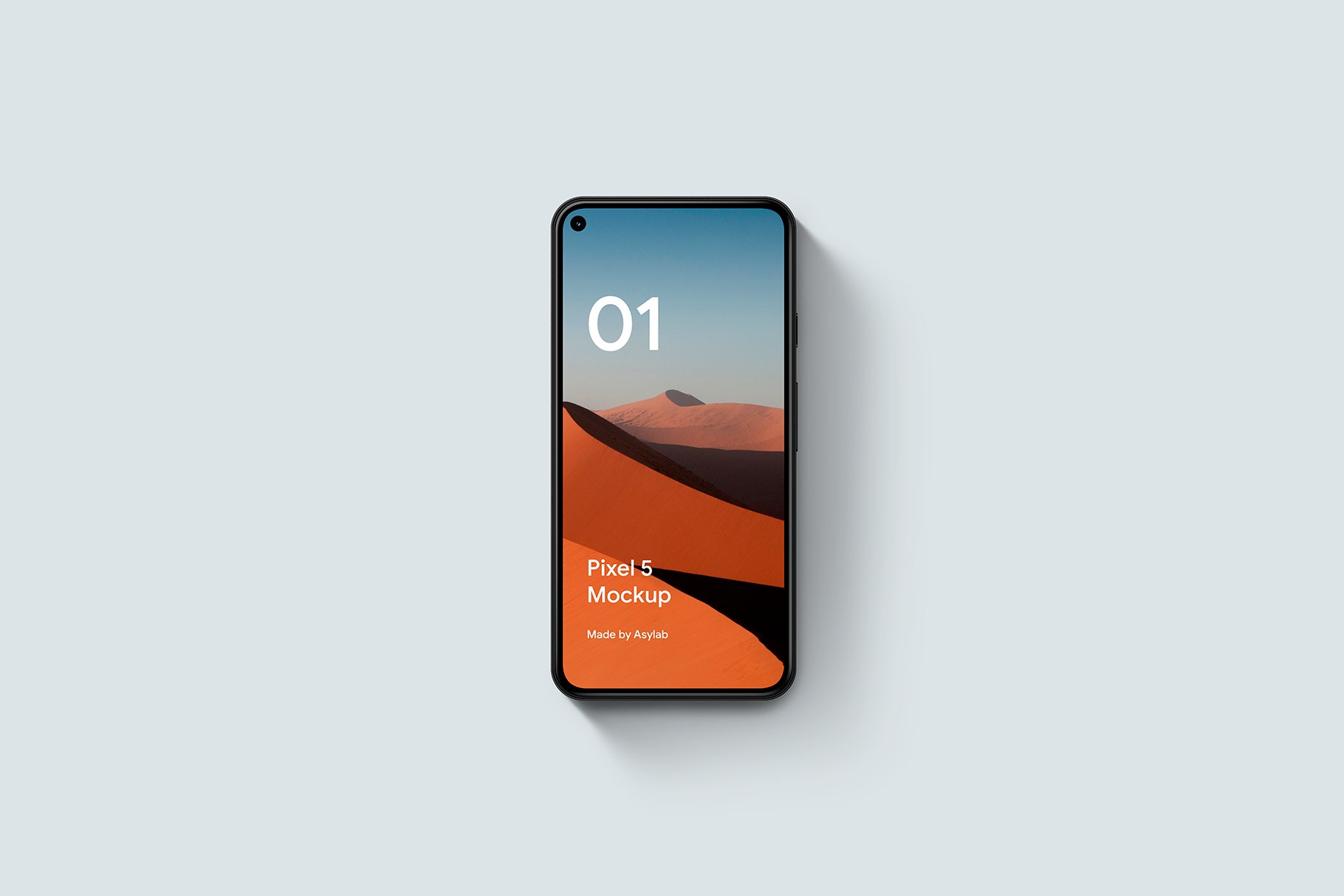 多角度高级质感谷歌Google Pixel 5手机UI作品贴图展示PS样机