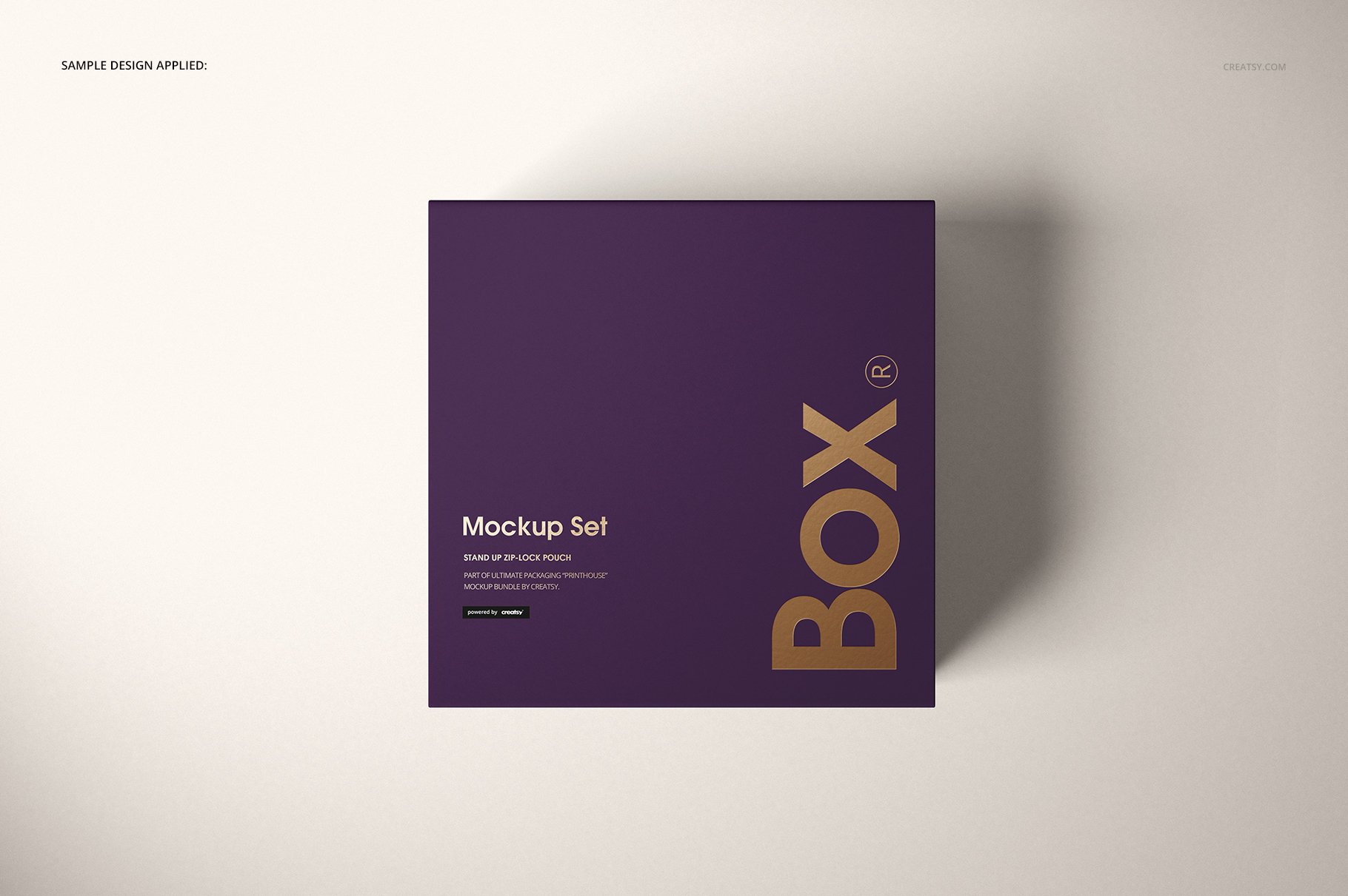 磁性产品礼品包装纸盒设计展示样机