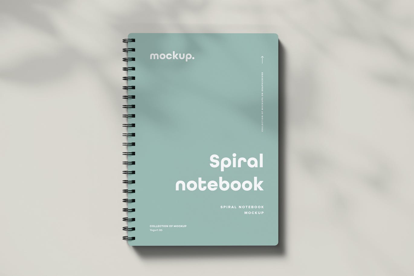 8个逼真螺旋笔记本设计贴图样机PSD模板Spiral Notebook Mock-up