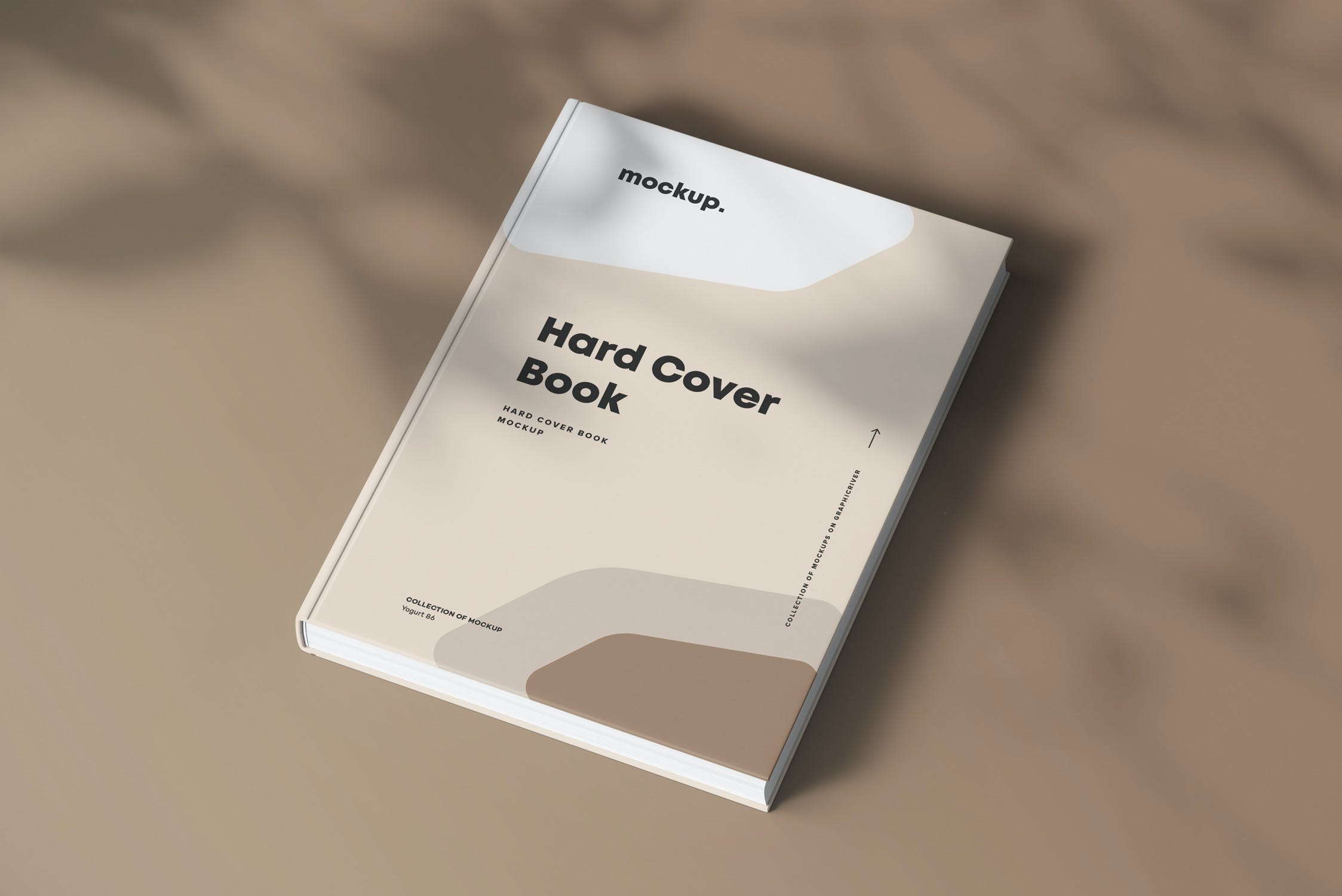 8款精装书封面设计展示贴图样机模板素材 Hard Cover Book Mock-up