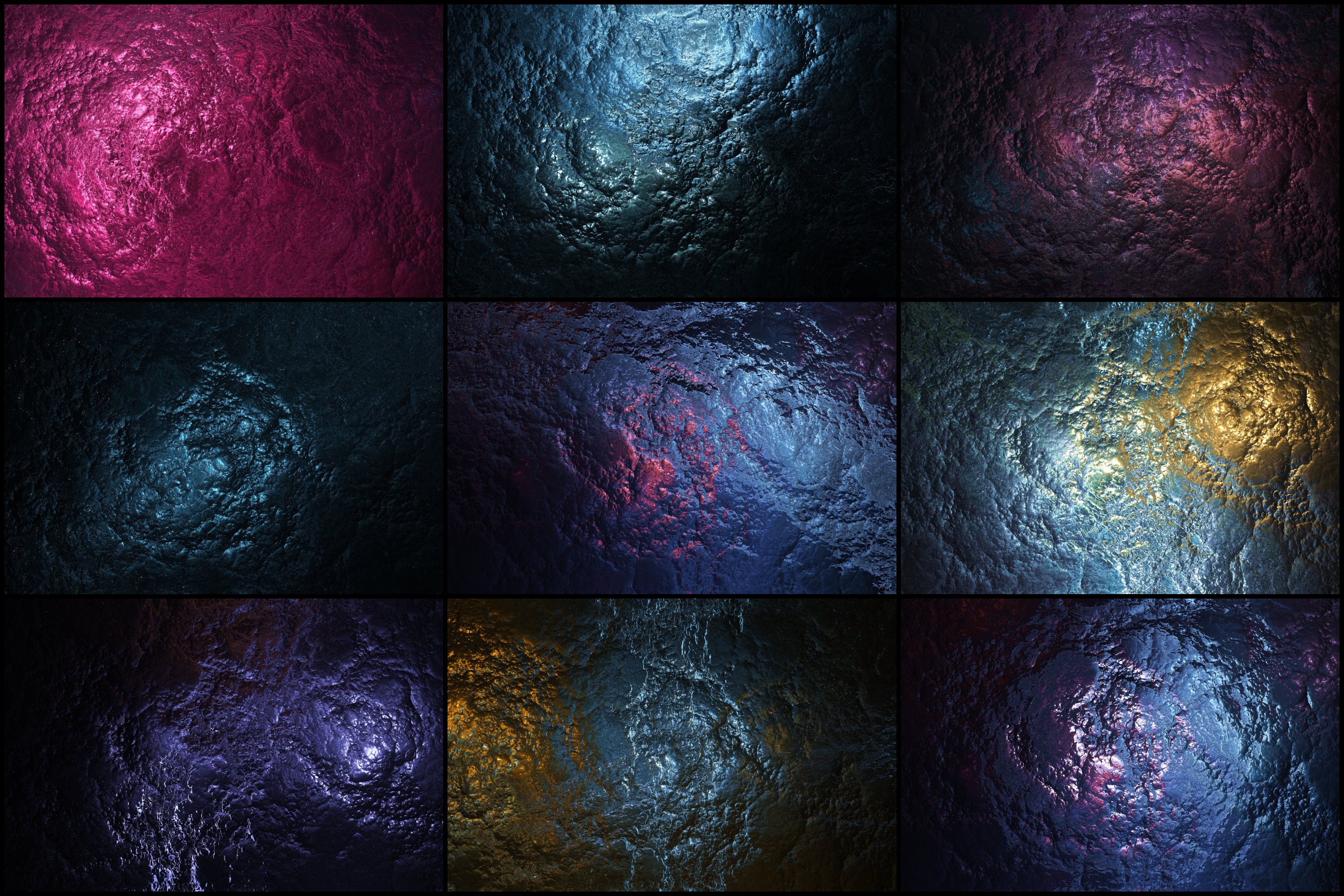 50个抽象流体形状高清背景图素材v2 50 Abstract Fluid Backgrounds – Vol. 2