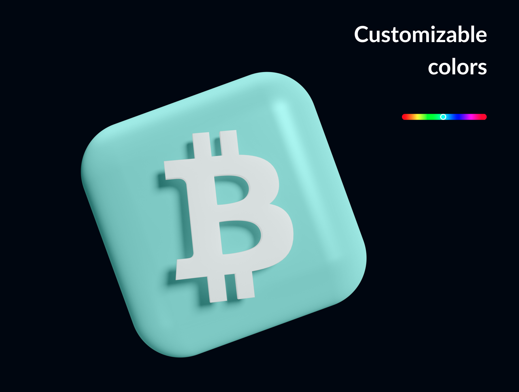 高级加密货币主题3D图标设计素材合集 Crypto 3D Icon Set 9dm