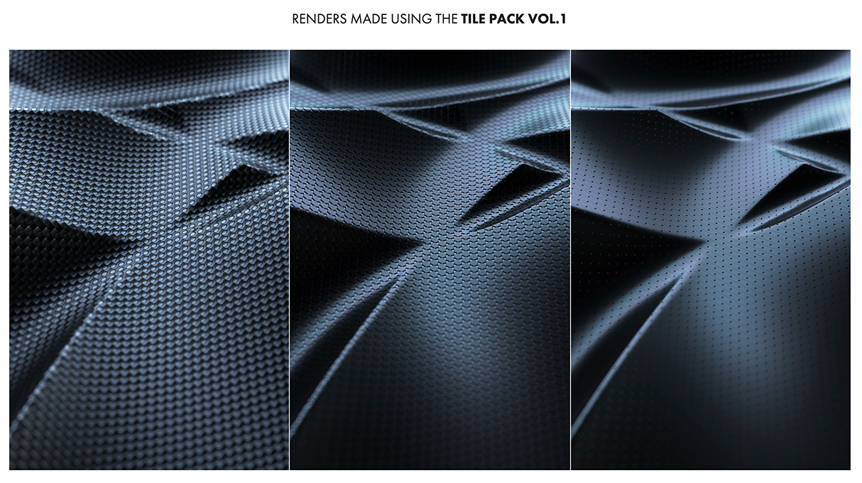 金属片纺织品平铺贴图材质素材 Gumroad – TFM Tile Packs Bundle Vol.1-4