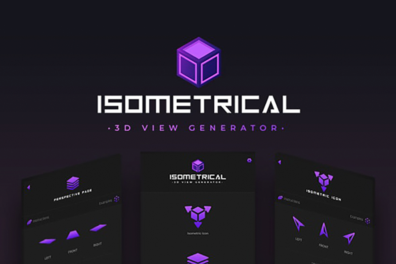 等距和透视效果的3D视图生成器ps设计插件—IsometricalIsometrical – 3D View Generator ...