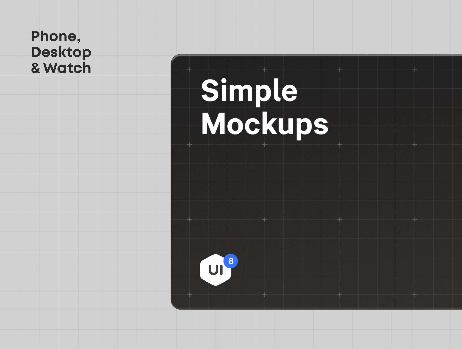 高品质3D苹果电子设备演示动态样机C4D素材 Simple Mockups 2.0