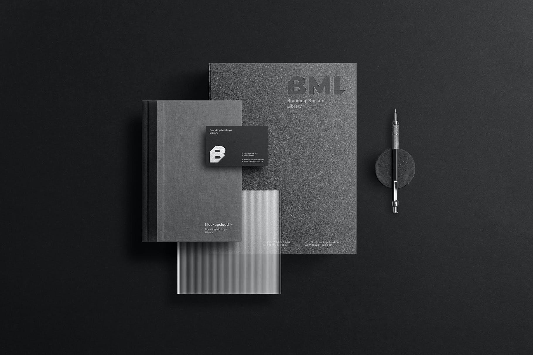 品牌设计文具和印刷品设计展示样机-Branding Mockups Library Vol. 1