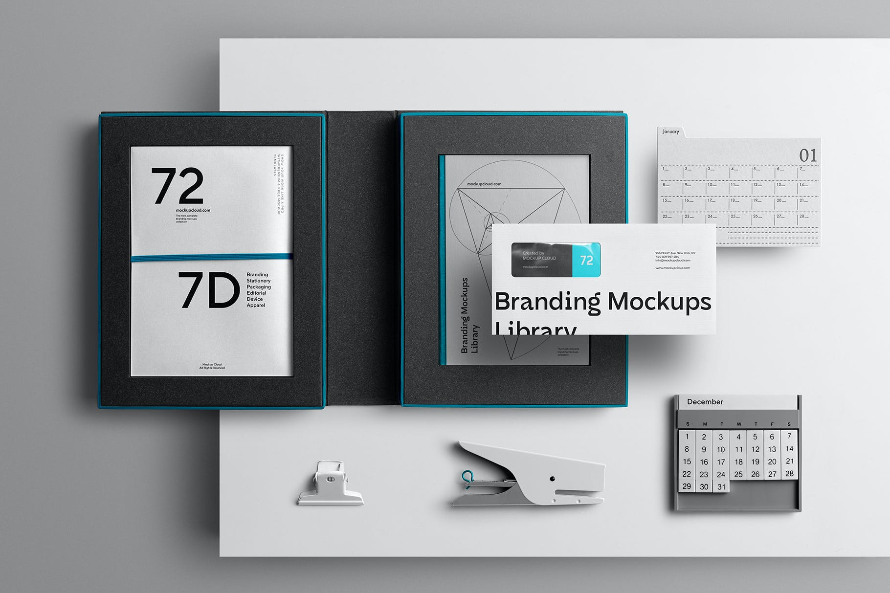 品牌设计文具和印刷品设计展示样机-Branding Mockups Library Vol. 1