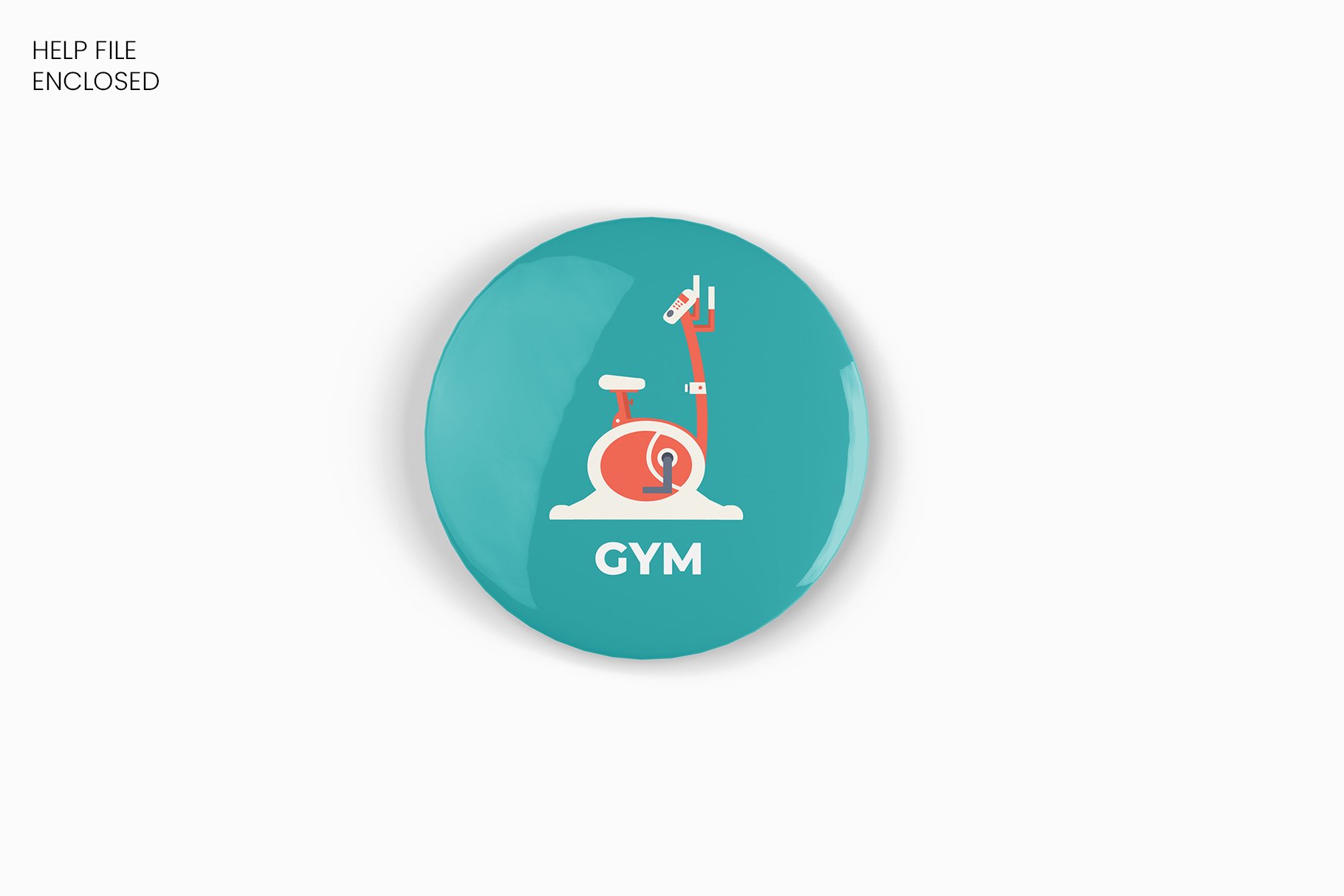 圆形按钮别针徽章胸牌设计标志Logo贴图样机素材 Pin Button Badge Mockup – 4 Views