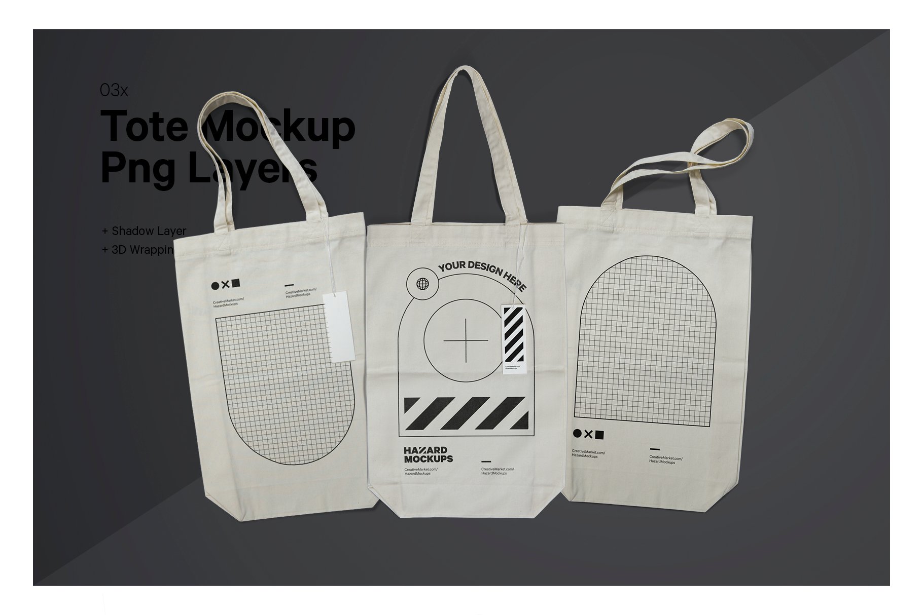 真实环境场景的手提布袋设计展示样机Tote Bag Mockup Bundle
