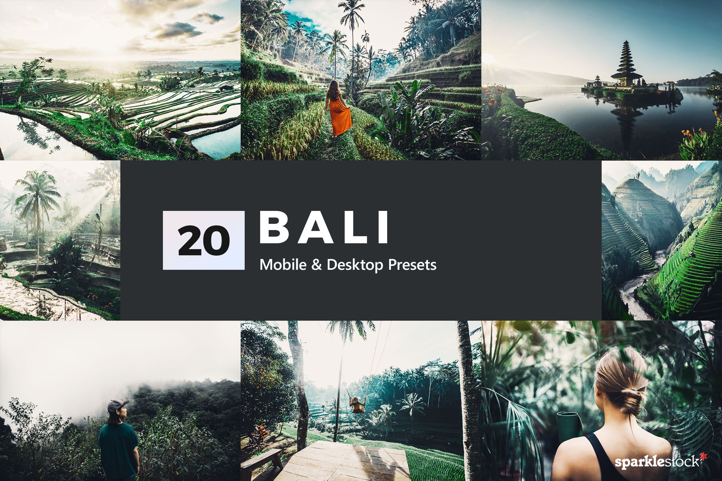 20款热带雨林海岛风景照片LR调色预设 20-bali-lightroom-presets-luts
