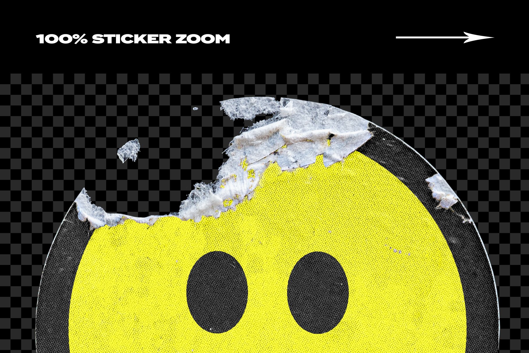 140款做旧撕裂不干胶标签徽标贴纸PS设计素材创意潮流Sticker不干胶贴纸标签手账图案Sticker Mockup Bundle Logo Branding