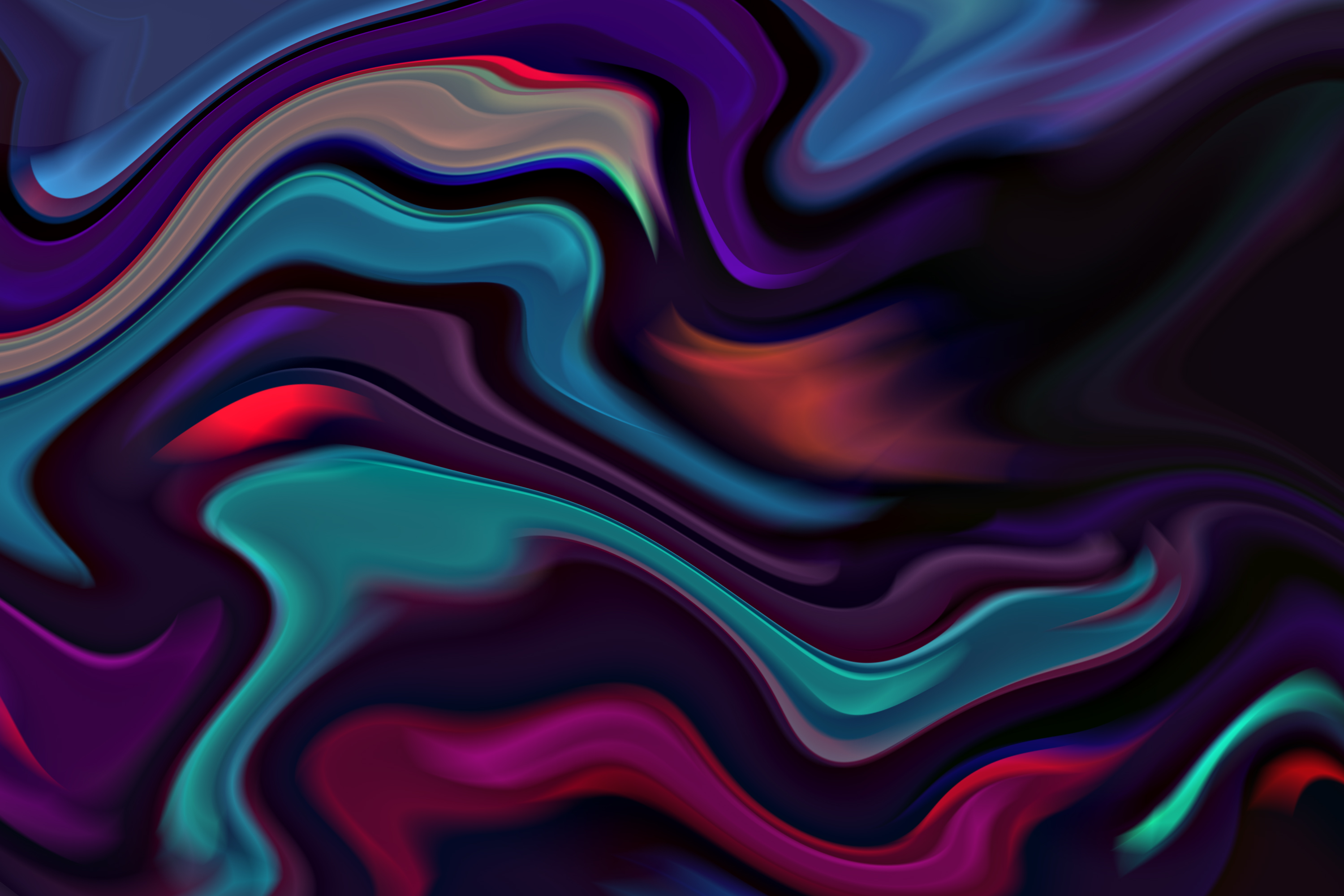 24款抽象波浪油漆流体海报设计背景纹理图片素材Liquid Colorful Abstract Backgrounds