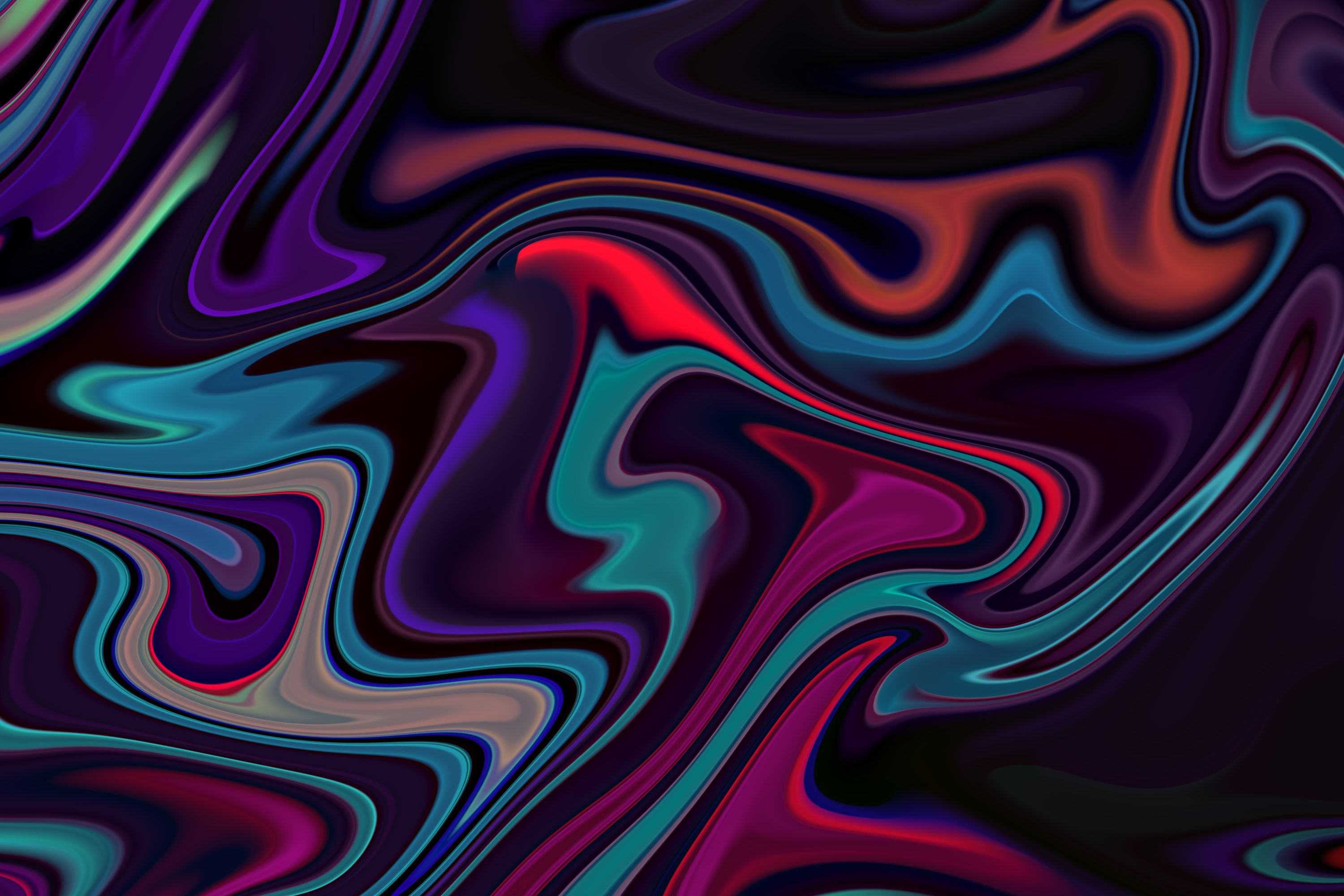 24款抽象波浪油漆流体海报设计背景纹理图片素材Liquid Colorful Abstract Backgrounds