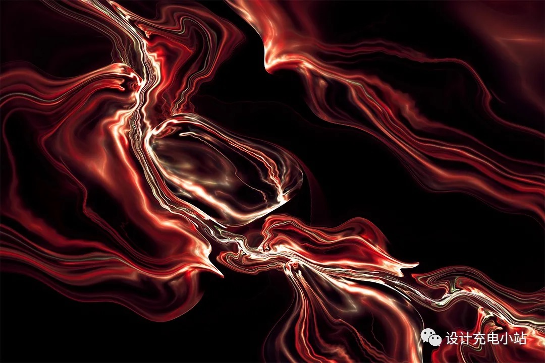 10个高清抽象液体流体海报设计PNG背景素材