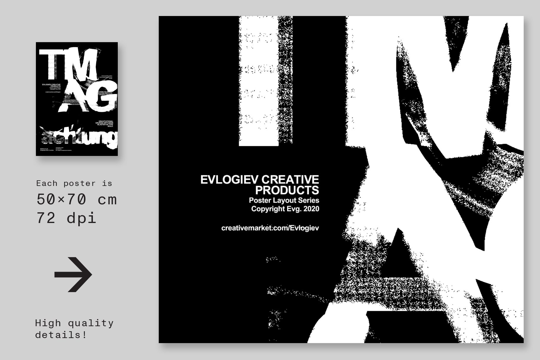 20款抽象扭曲主视觉海报标题效果字体设计PS样式