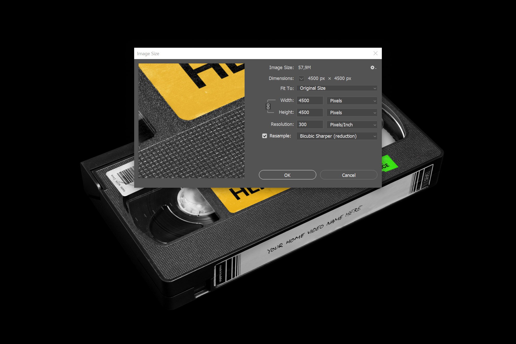 潮流复古磁带透明塑料包装袋样机模板 Video Cassette Mockup