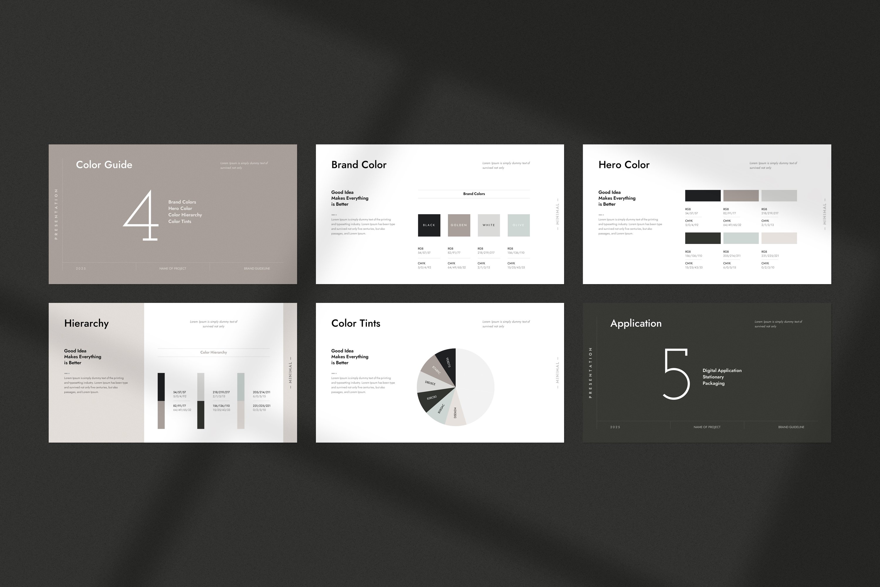 品牌设计方案提案展示PPT模板Brand Guideline Powerpoint Template