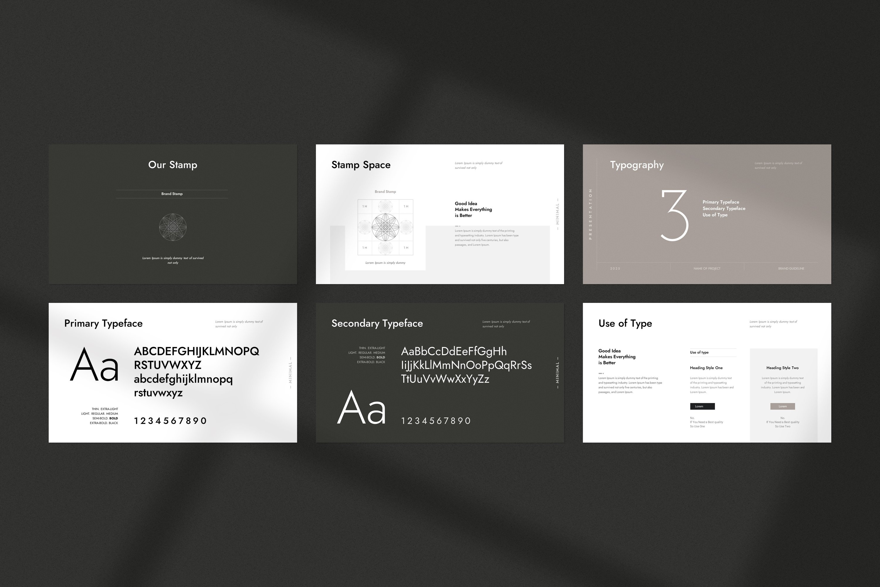 品牌设计方案提案展示PPT模板Brand Guideline Powerpoint Template
