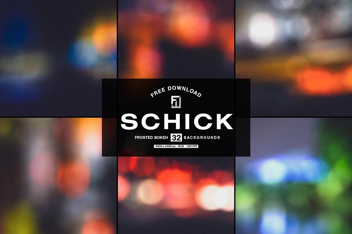 32款炫彩抽象光斑虚化背景纹理素材 Schick Frosted Bokeh Backgrounds