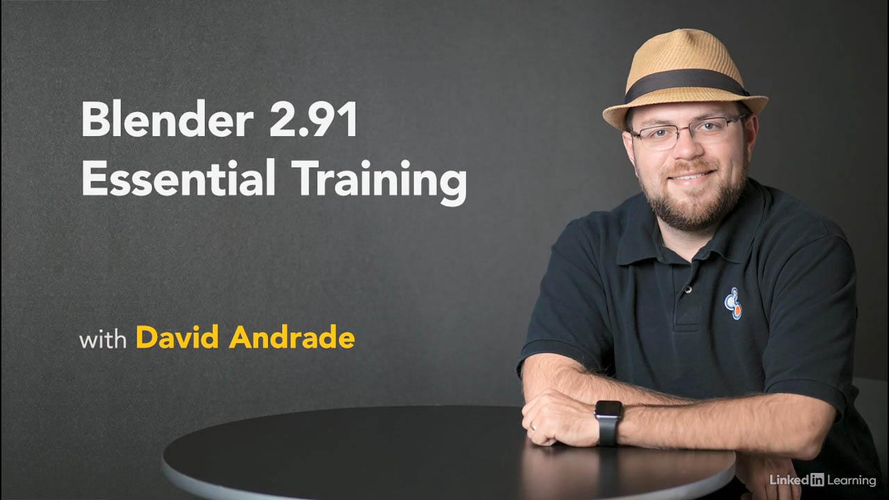【中英字幕】Blender基础入门教程 Lynda Blender 2.91 Essential Training