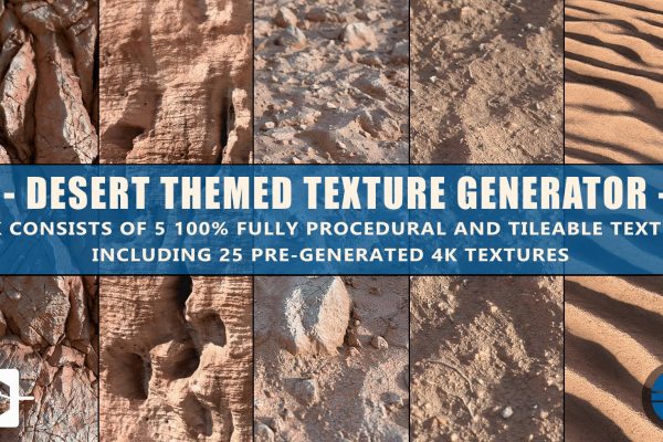 沙漠岩石相关主题4K高清纹理贴图合集Desert_Themed_Texture_Pack