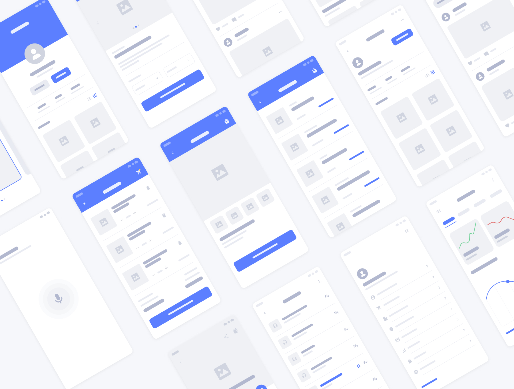 Solid UX app页面设计线框图模板—Solid UX Flow Kit