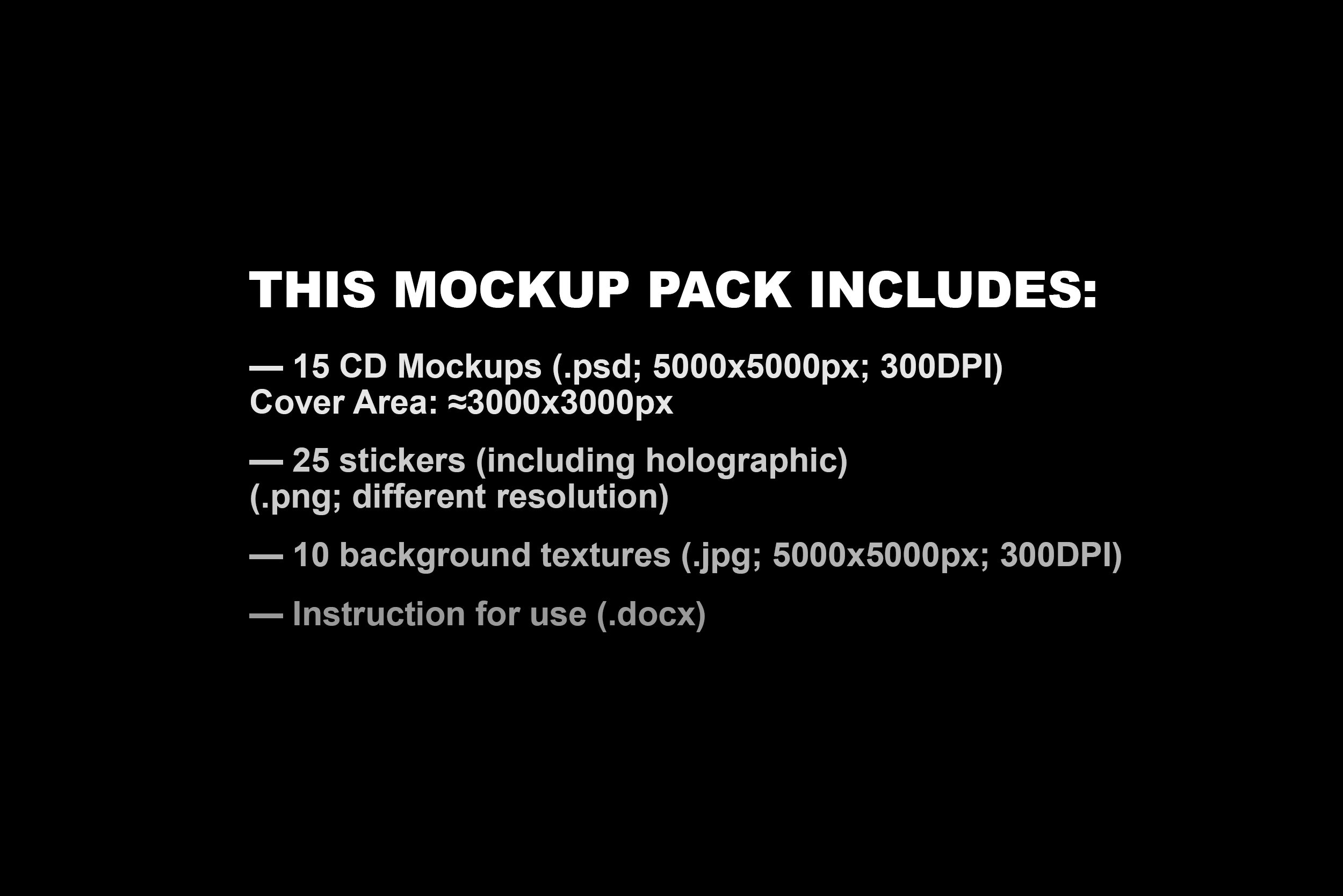 潮流复古嘻哈电影音乐CD塑料包装盒封面标签样机模板Ps设计素材Music CD Cover MOCKUP PACK