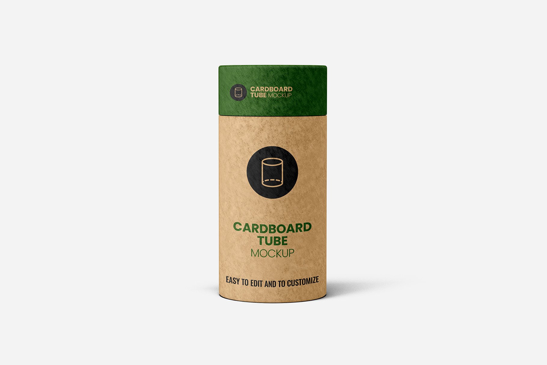 08 7款纸板管容器包装设计样机 Cardboard Tube Mockup – 7 views