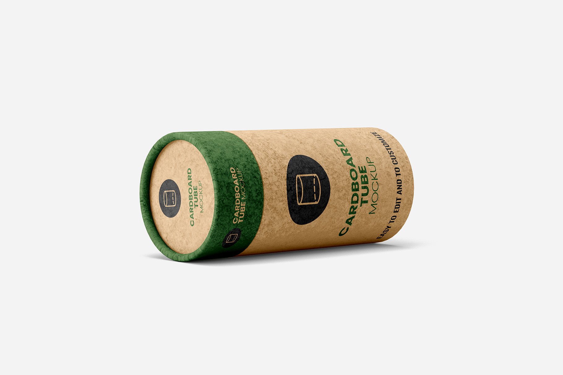 08 7款纸板管容器包装设计样机 Cardboard Tube Mockup – 7 views