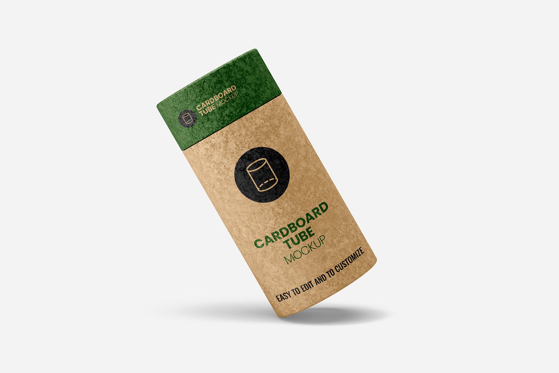 08 7款纸板管容器包装设计样机 Cardboard Tube Mockup – 7 views