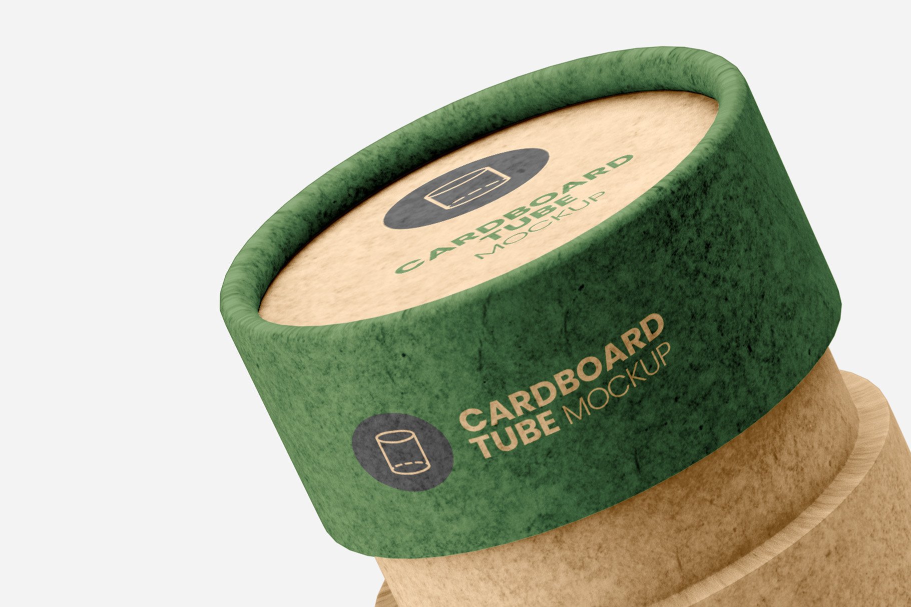 08 7款纸板管容器包装设计样机 Cardboard Tube Mockup – 7 views