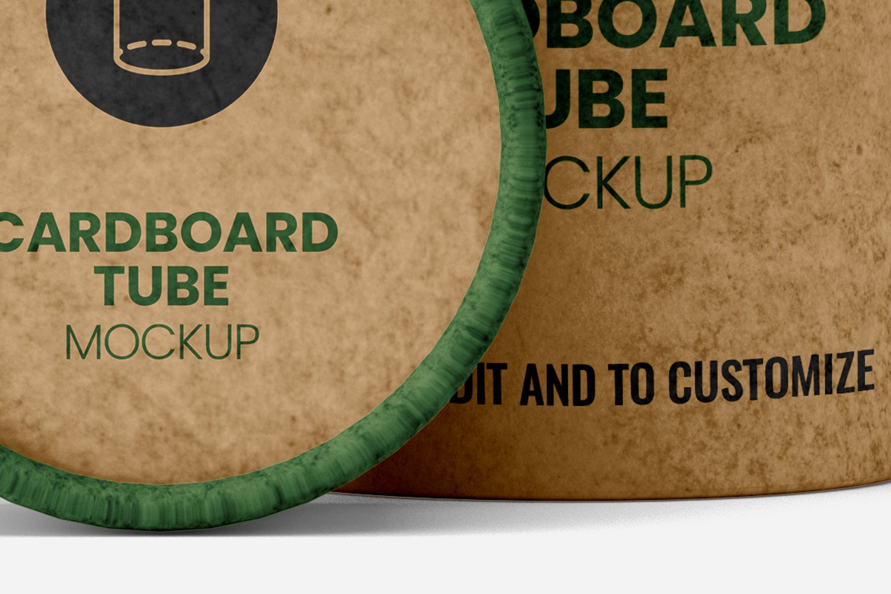 08 7款纸板管容器包装设计样机 Cardboard Tube Mockup – 7 views