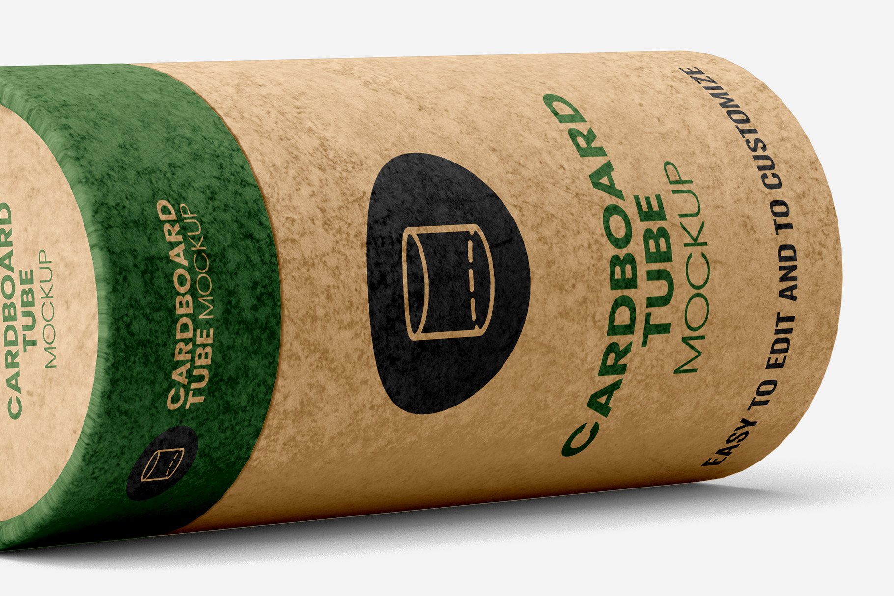 08 7款纸板管容器包装设计样机 Cardboard Tube Mockup – 7 views