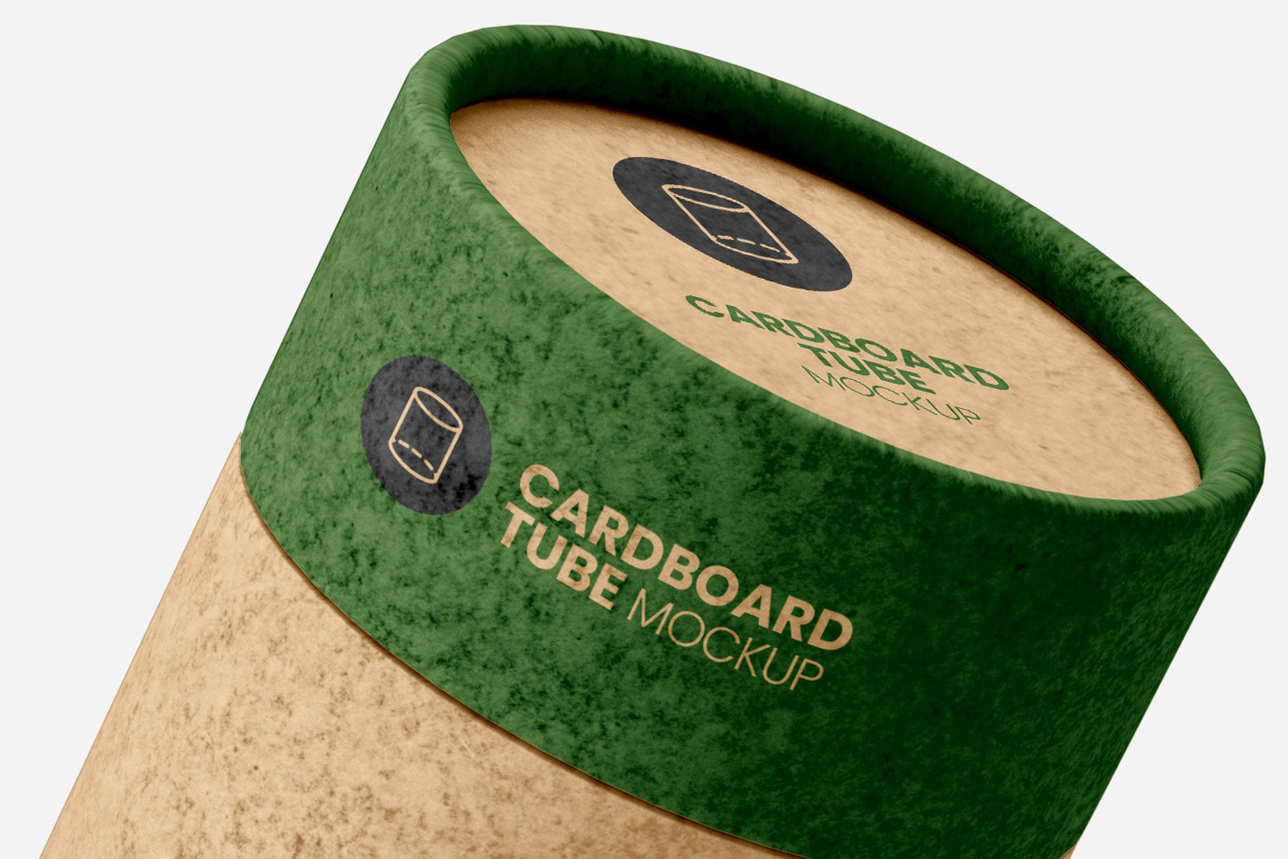 08 7款纸板管容器包装设计样机 Cardboard Tube Mockup – 7 views