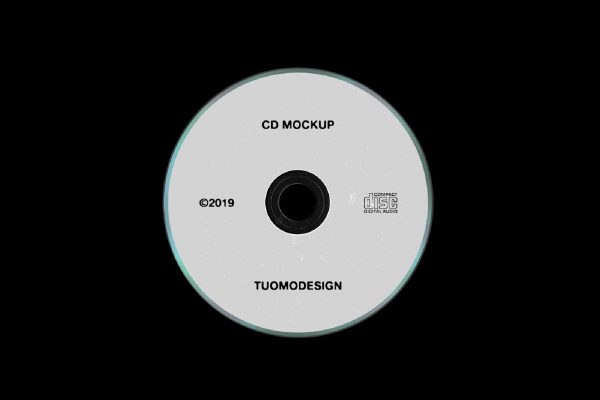 031 逼真CD光盘设计贴图样机模板 CD Mockup