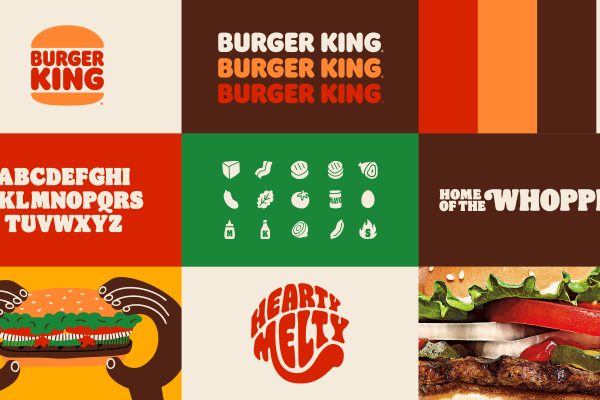 汉堡王新视觉设计欣赏，它太美味了，你需要一些餐巾纸