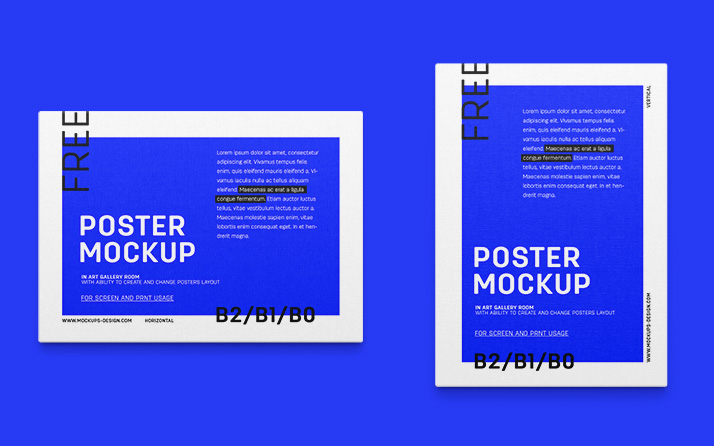 011 室内画廊展厅可商用样机Art Gallery Mockup