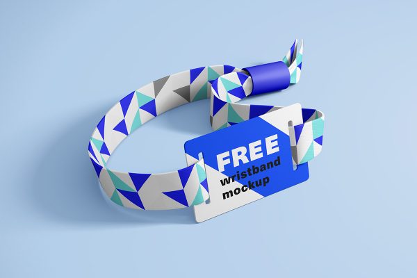 014 2款可商用腕带样机RFID Wristband Mockup