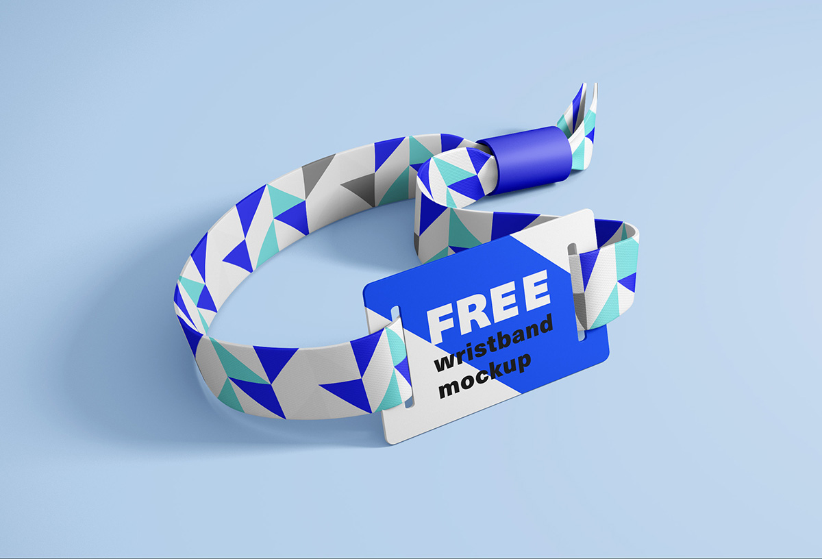 014 2款可商用腕带样机RFID Wristband Mockup