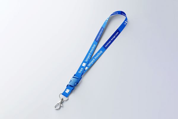 032 3款可商用工作证挂绳吊绳样机Lanyard Mockup 15mm