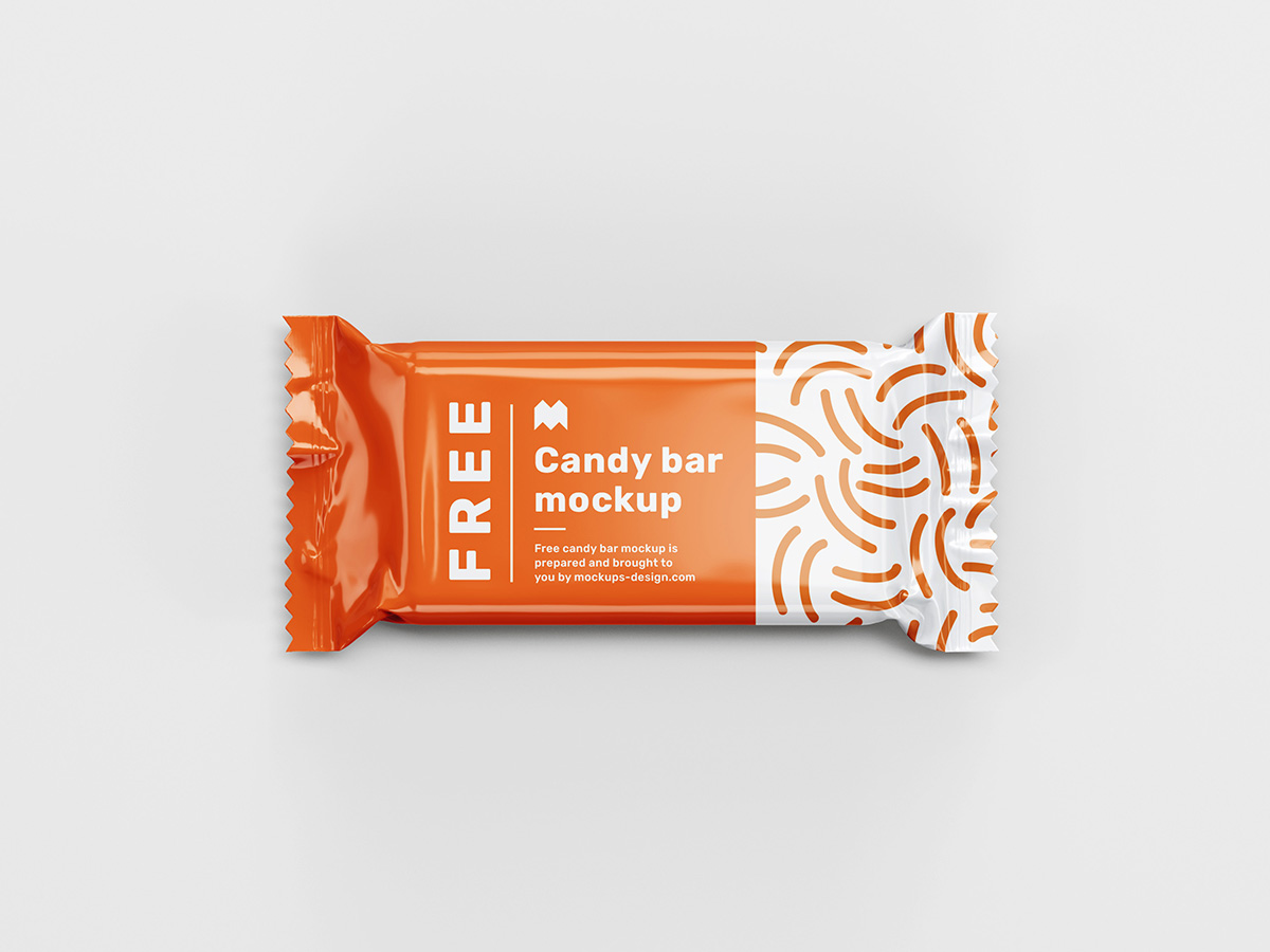 052 4款可商用糖果巧克力包装样机Candy Bar Mockup