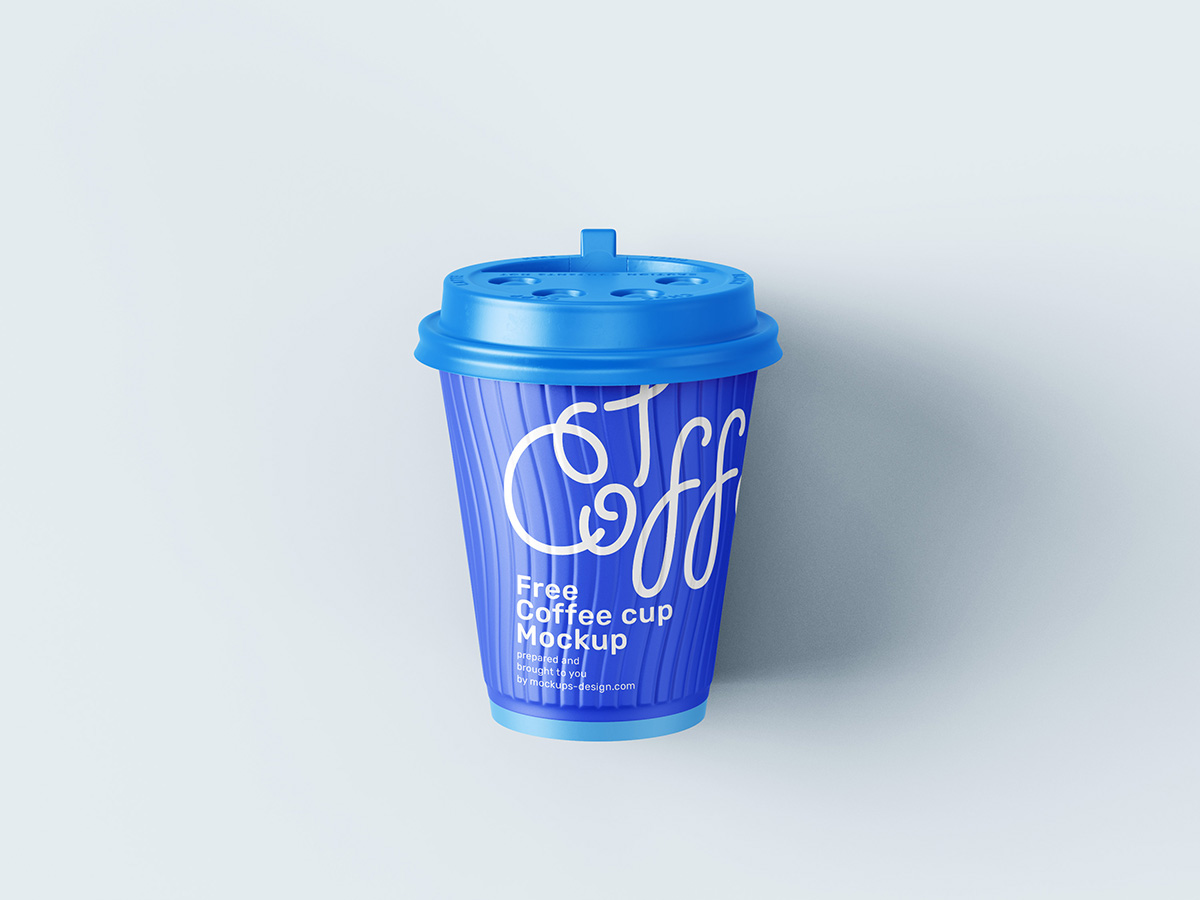 054 4款可商用PV高级一次性咖啡杯饮料杯包装样机Paper Coffee Cup Mockup