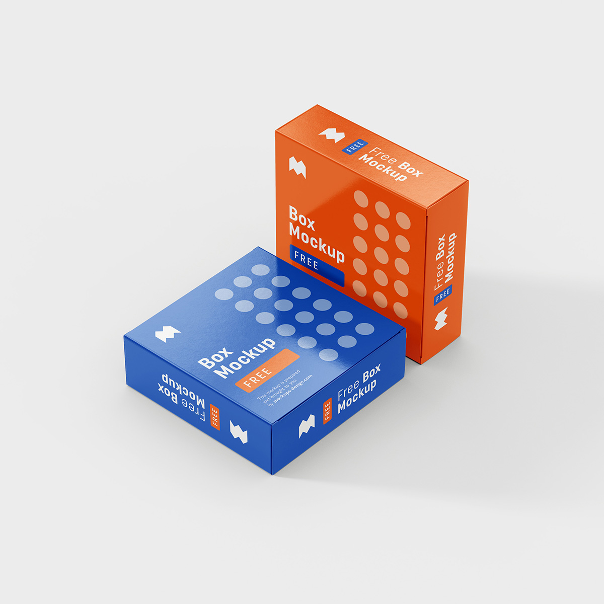 058 6款可商用方形纸盒包装样机 Box Mockup