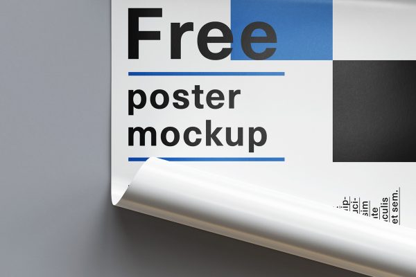 069 11款可商用纸筒滚筒海报展示样机套装 Rolled Poster Mockup