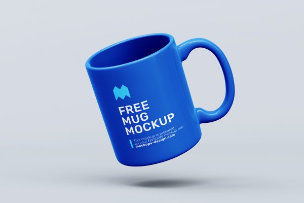 070 4款可商用加厚陶瓷咖啡马克杯水杯展示样机Mug Mockup