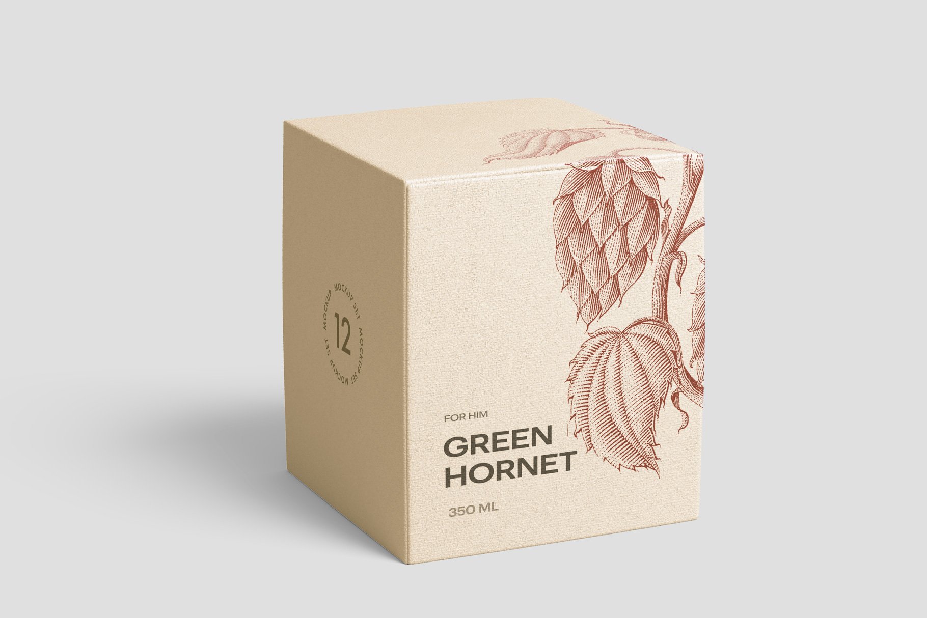 561 高质量方形化妆品香水包装盒设计预览图样机模板 Box Mockup Vol.3