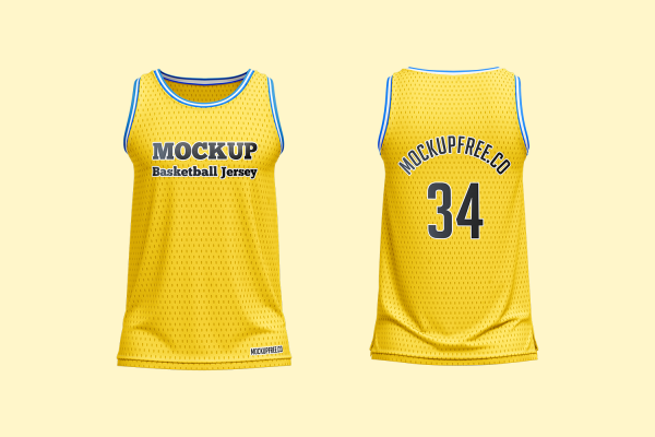 0115 3款可商用篮球服背心运动装备样机 Basketball Jersey Mockup